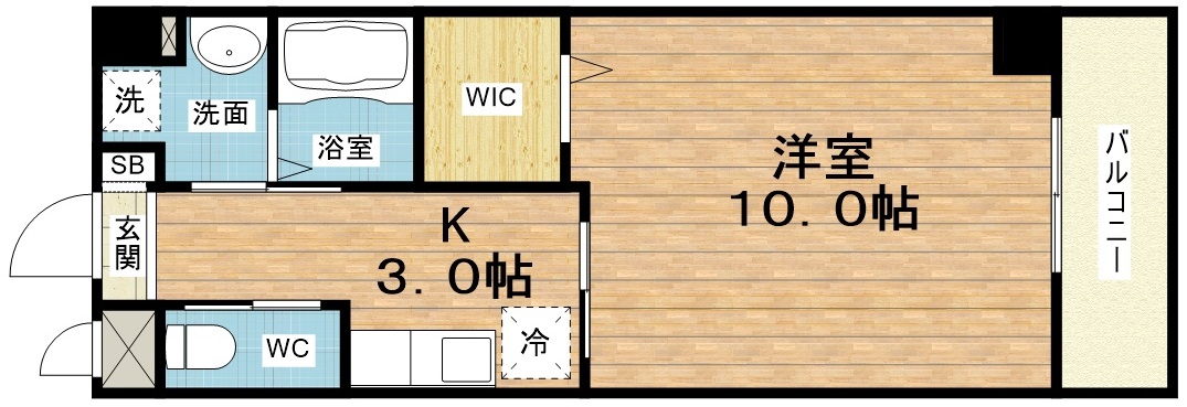 3階の間取り図