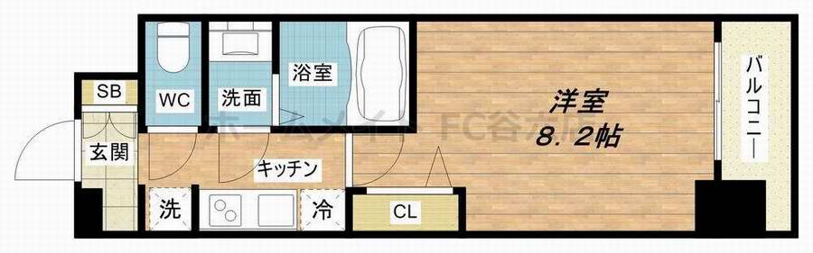 9階の間取り図
