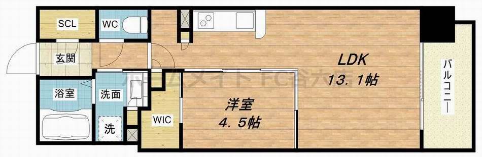 11階の間取り図