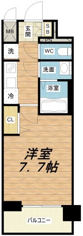 7階の間取り図