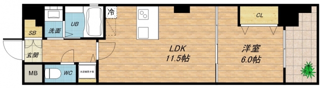 13階の間取り図