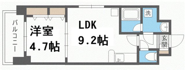 8階の間取り図