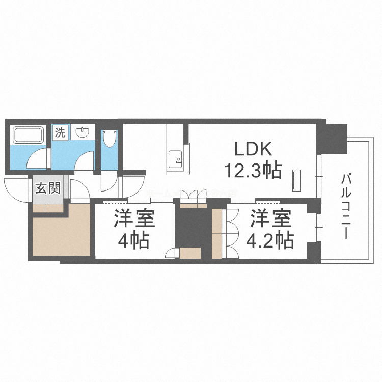 5階の間取り図