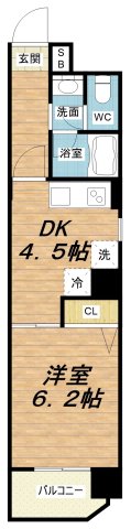 2階の間取り図