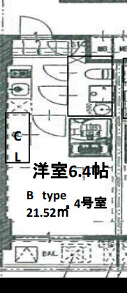 6階の間取り図