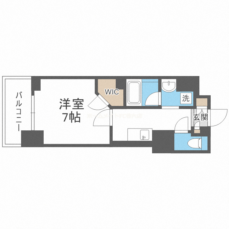 8階の間取り図