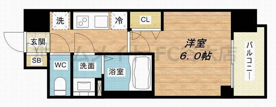 5階の間取り図