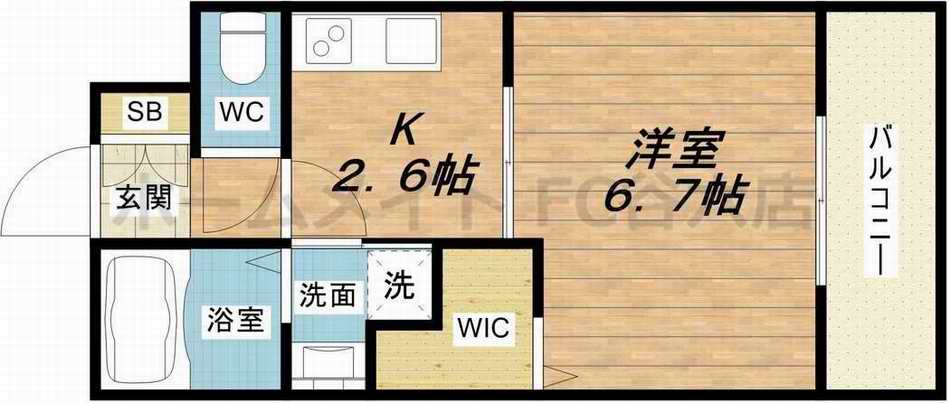 5階の間取り図