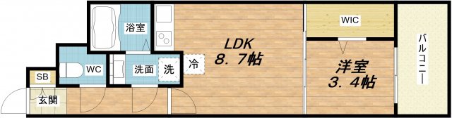 5階の間取り図
