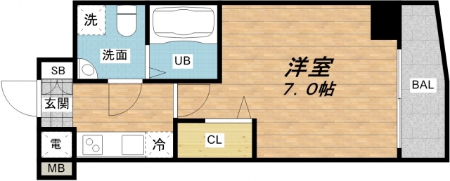 3階の間取り図