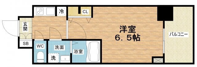 4階の間取り図