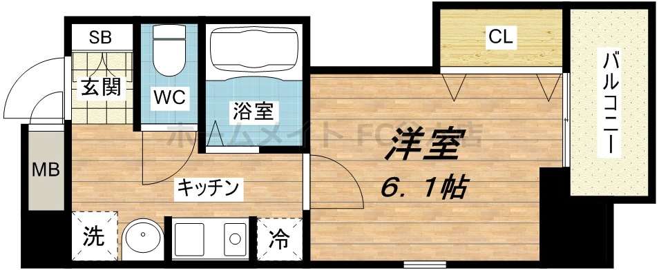 2階の間取り図