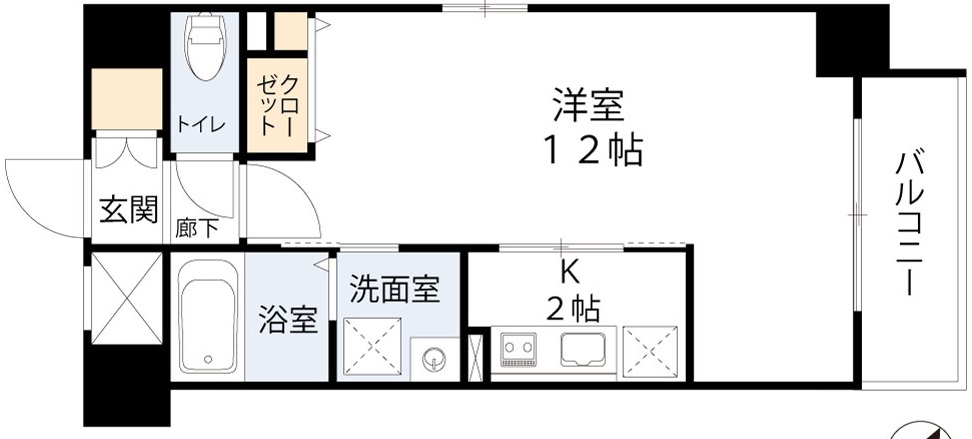 5階の間取り図