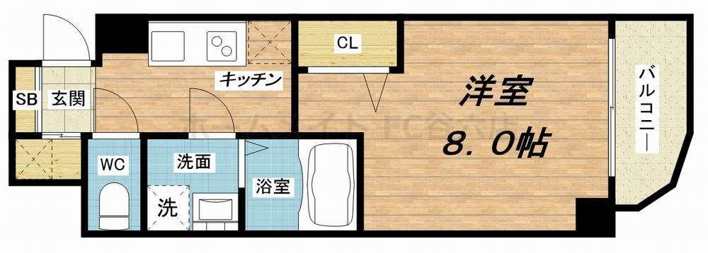 セレニテ本町ROJI02(4階 / 北 / 1K)の外観 セレニテ本町ROJI02(4階 / 北 / 1K)の外観