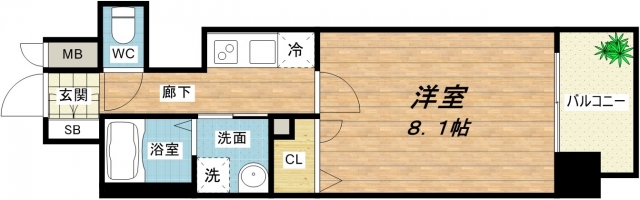 9階の間取り図