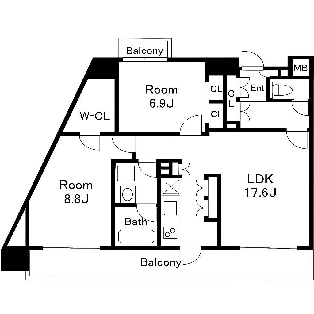 11階の間取り図