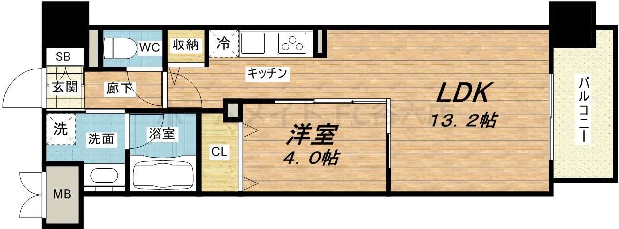 ラ・フェスタ真田山(1階 / 西 / 1LDK)の外観 ラ・フェスタ真田山(1階 / 西 / 1LDK)の外観