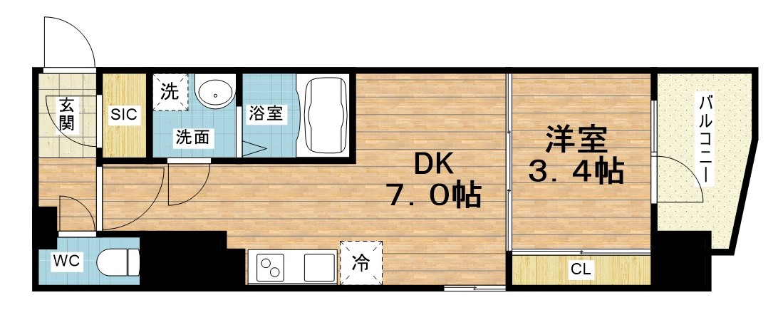 13階の間取り図