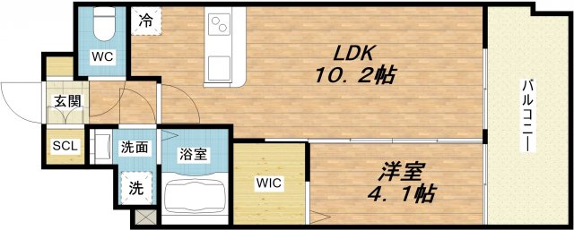 3階の間取り図