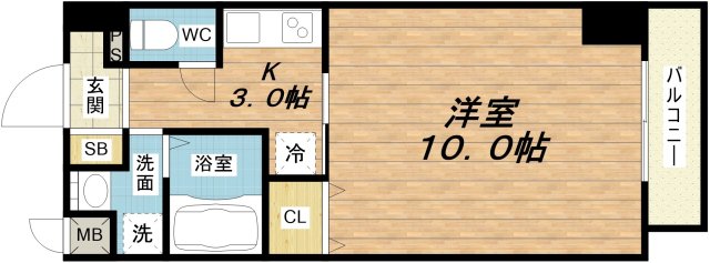 7階の間取り図
