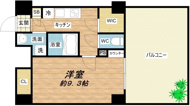7階の間取り図