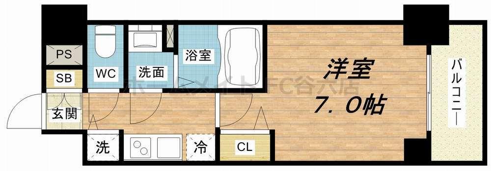 7階の間取り図