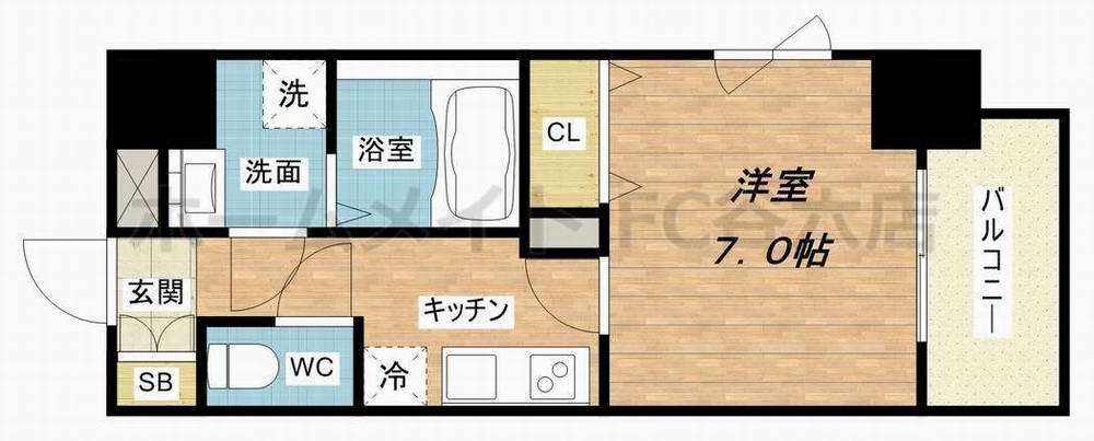 6階の間取り図