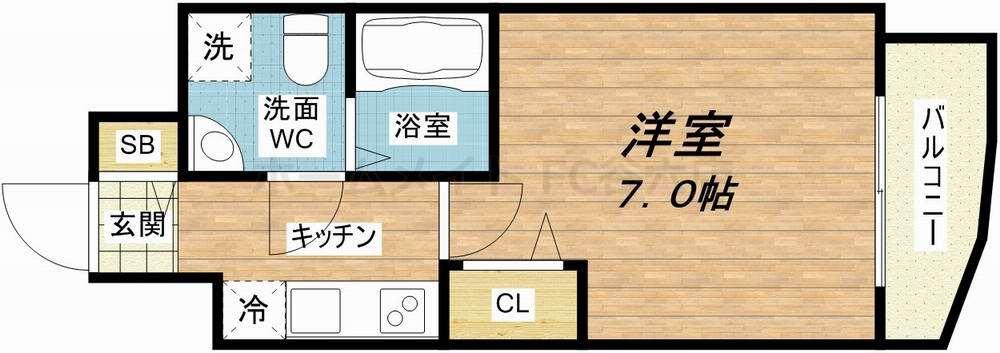 9階の間取り図
