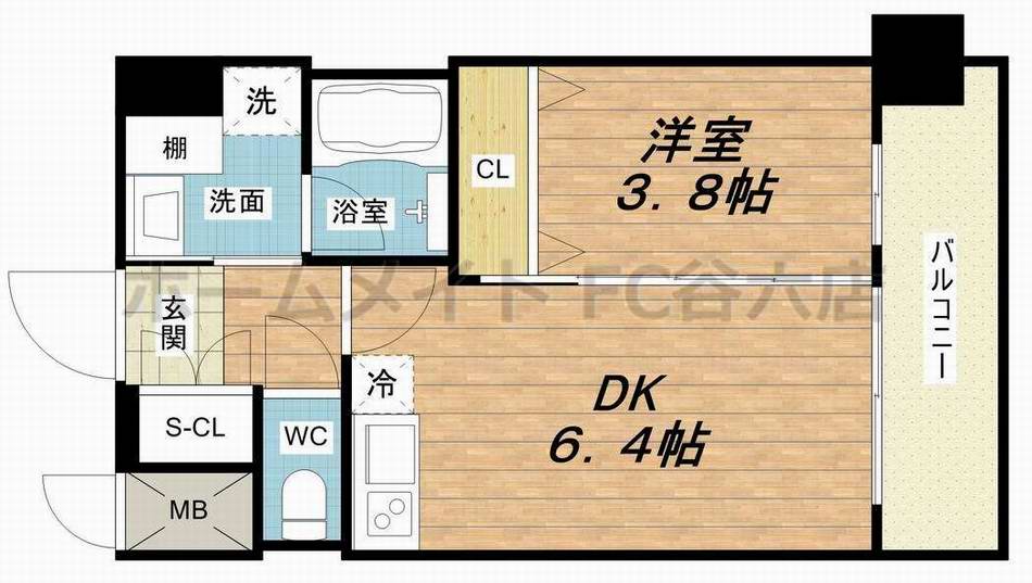 2階の間取り図
