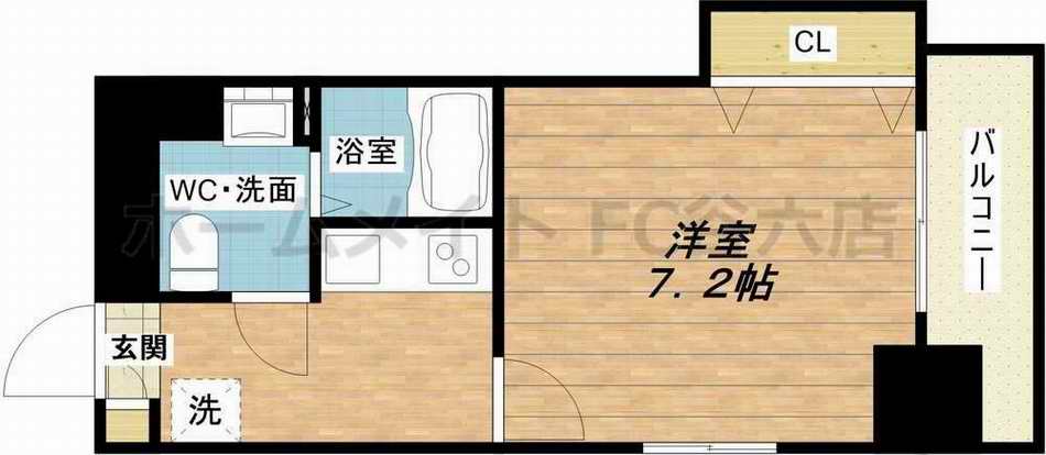 2階の間取り図