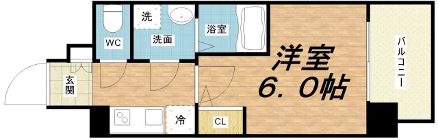 8階の間取り図