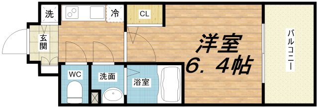 2階の間取り図