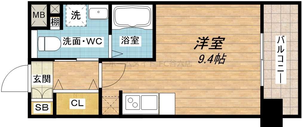 2階の間取り図