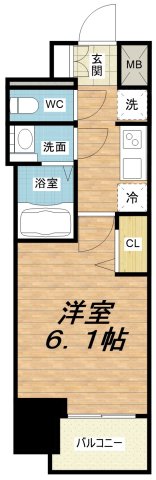 5階の間取り図