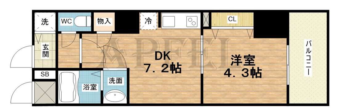 10階の間取り図