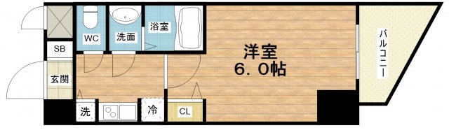 8階の間取り図