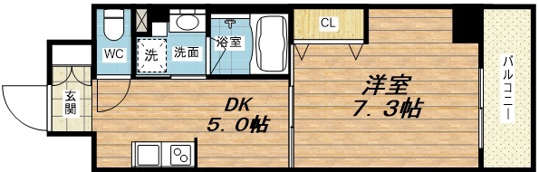 4階の間取り図