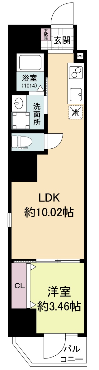 7階の間取り図