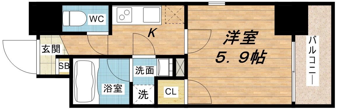 5階の間取り図
