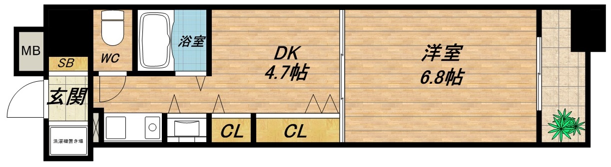 3階の間取り図