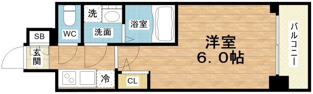 8階の間取り図