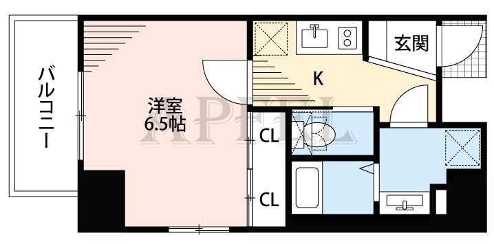 8階の間取り図