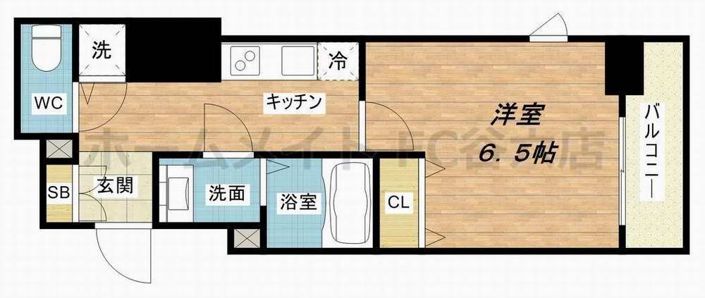 4階の間取り図