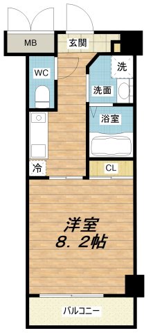 5階の間取り図
