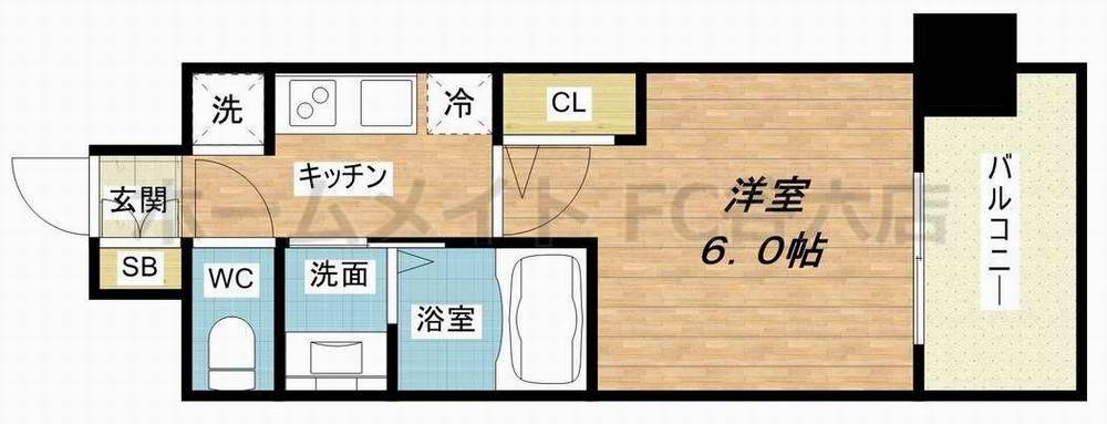 9階の間取り図