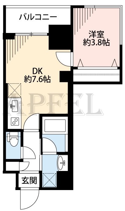 4階の間取り図
