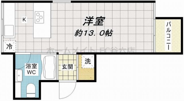 6階の間取り図