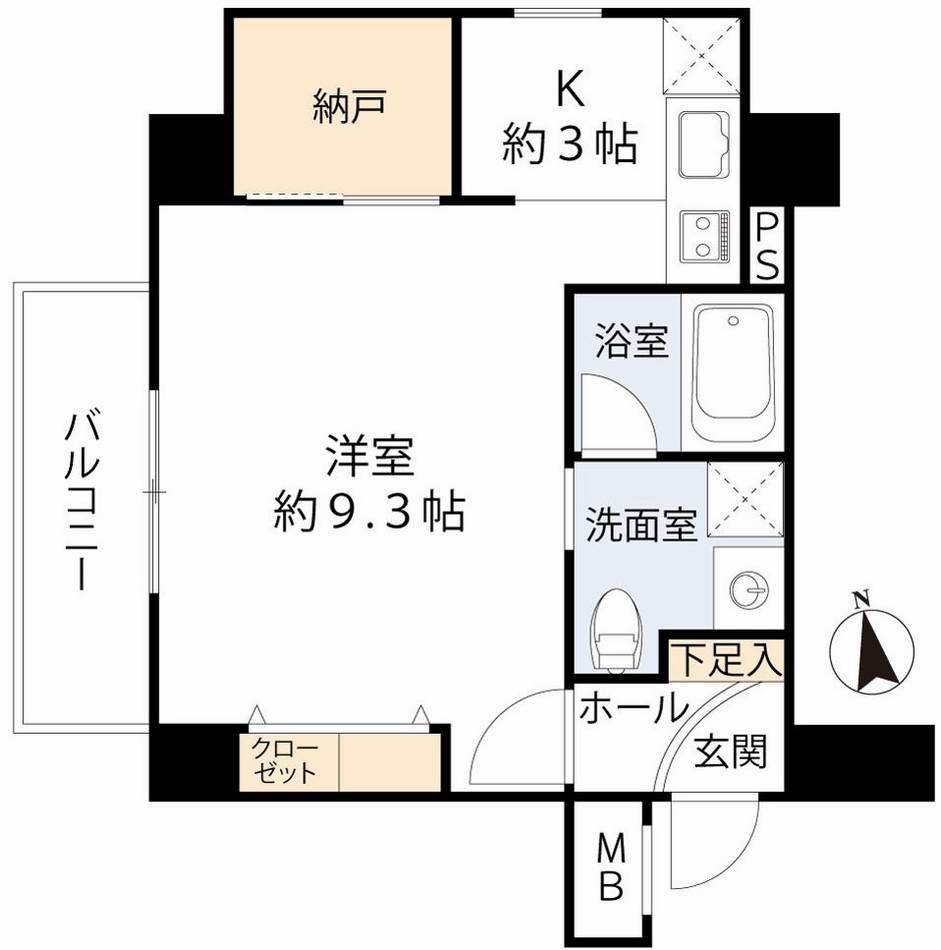 8階の間取り図