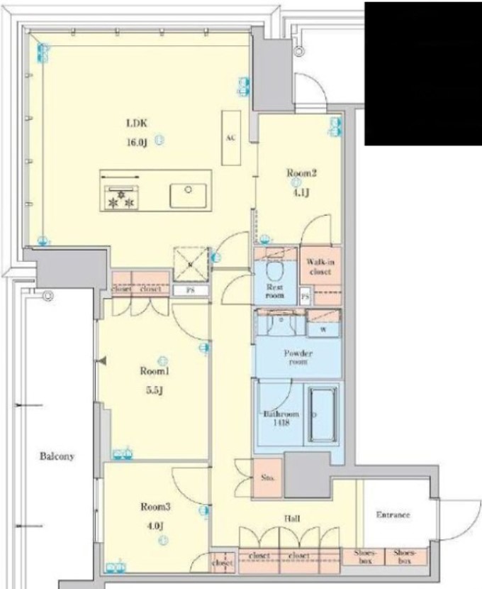 14階の間取り図