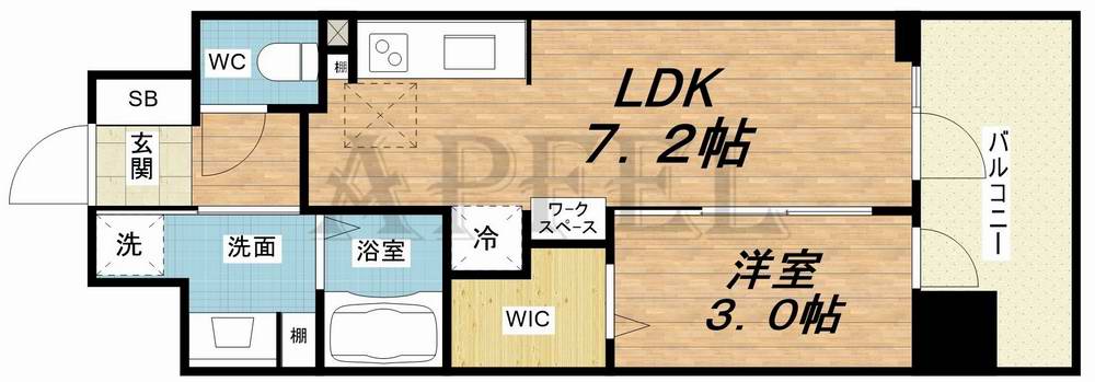 7階の間取り図